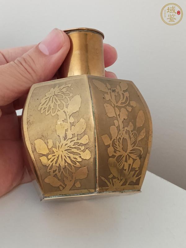 古玩銅器銅茶葉罐真品鑒賞圖