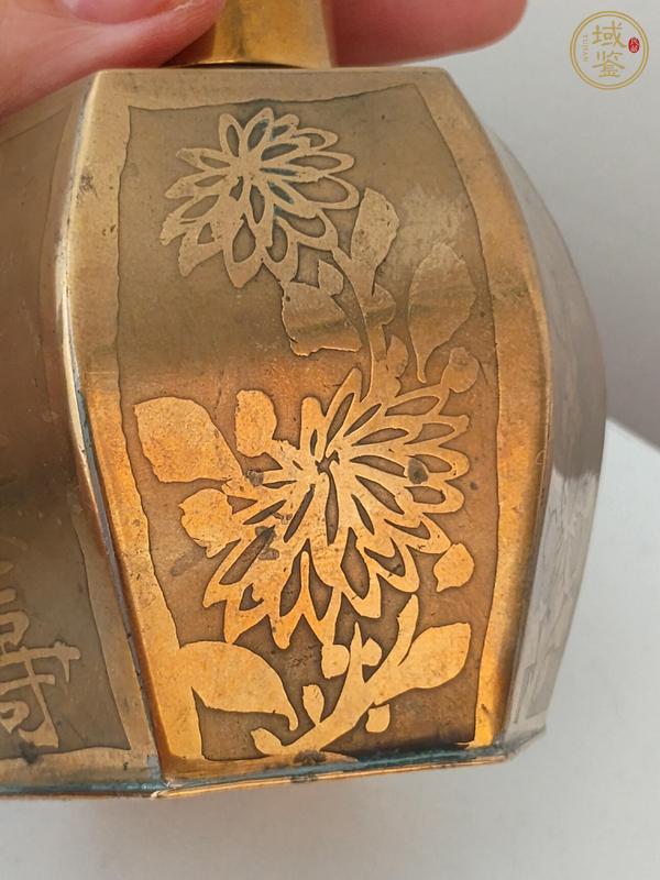 古玩銅器銅茶葉罐真品鑒賞圖
