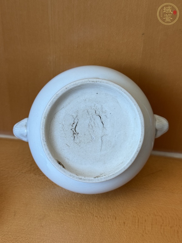 古玩陶瓷晚清德化窯香爐真品鑒賞圖