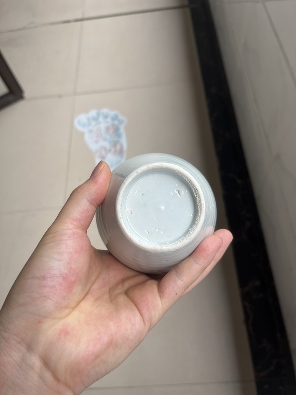 古玩陶瓷晚明甜白釉罐拍賣，當(dāng)前價格880元