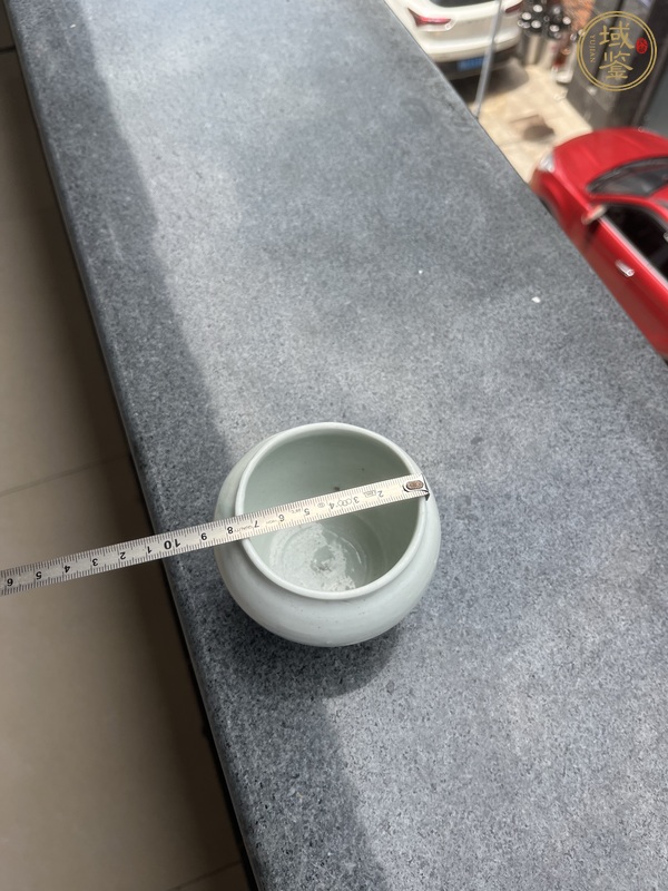 古玩陶瓷甜白釉罐真品鑒賞圖