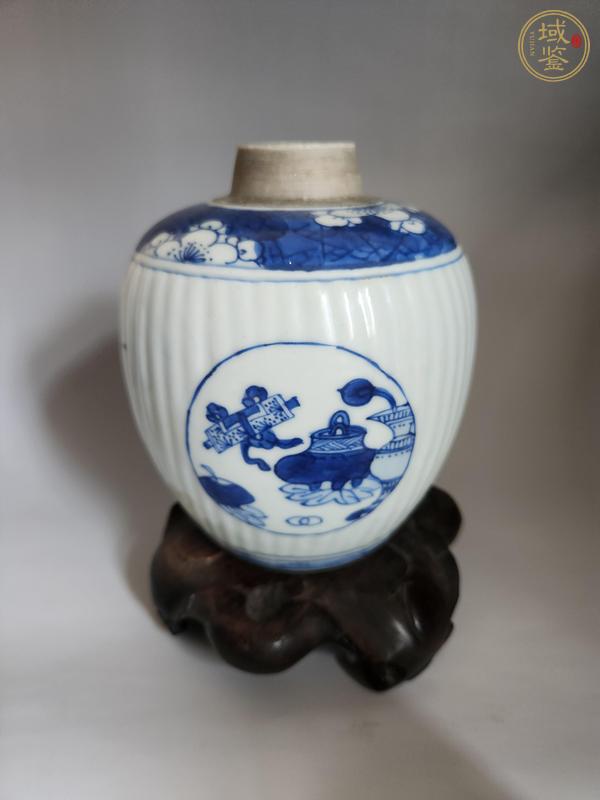 古玩陶瓷青花罐真品鑒賞圖