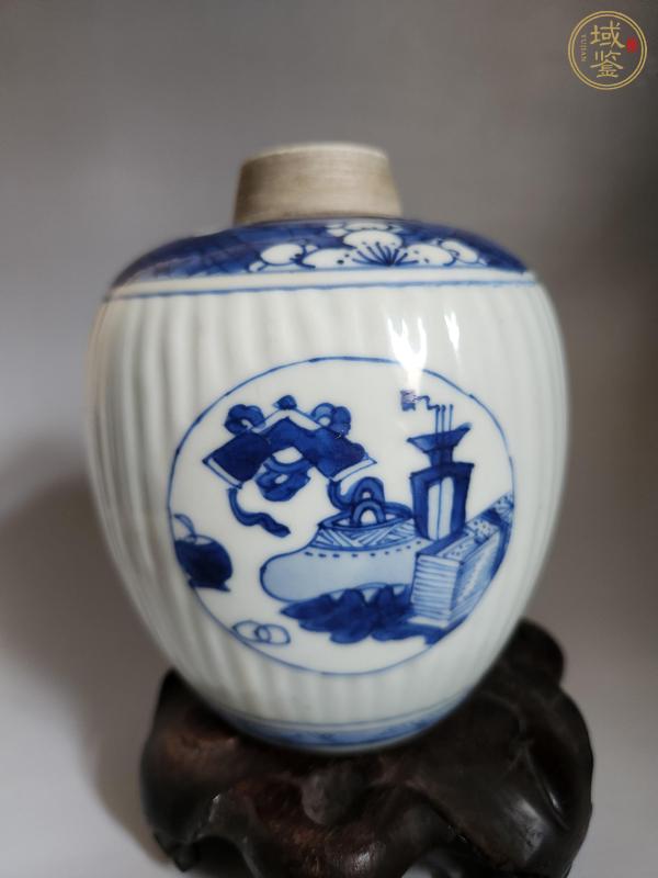 古玩陶瓷青花罐真品鑒賞圖