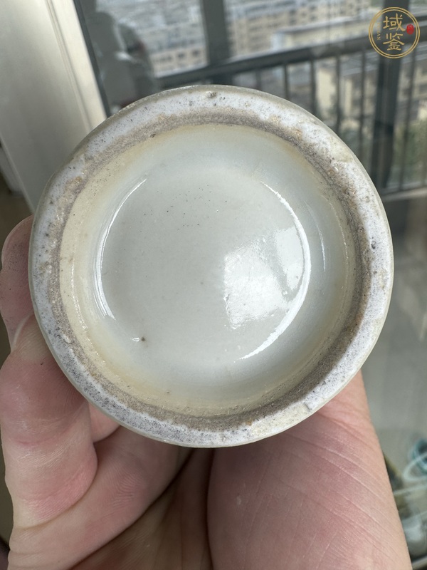 古玩陶瓷雙鋪首綠釉瓶真品鑒賞圖