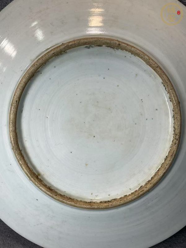 古玩陶瓷油粉彩人物故事盤真品鑒賞圖