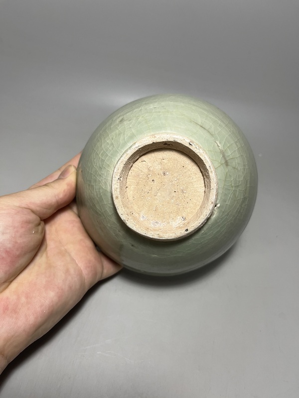 古玩陶瓷龍泉青瓷茶碗拍賣，當(dāng)前價(jià)格1200元