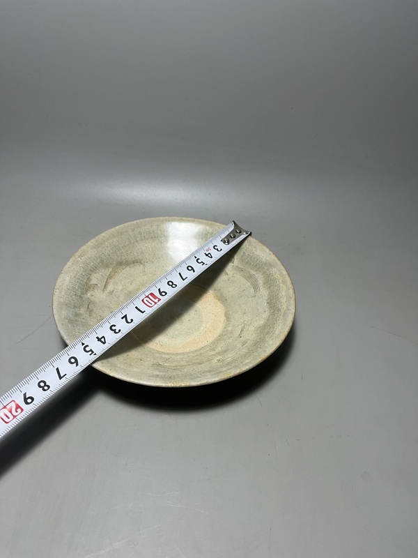 古玩陶瓷青白釉蓖劃花卉紋淺碗拍賣，當前價格680元