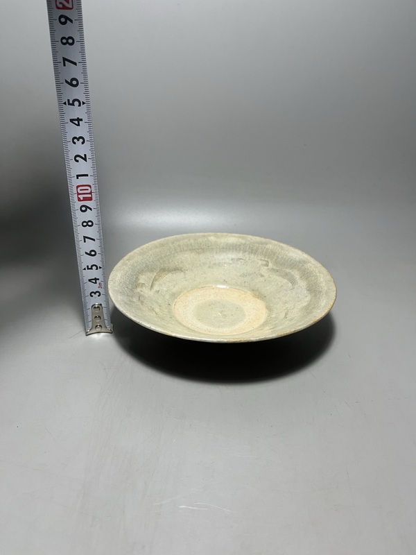 古玩陶瓷青白釉蓖劃花卉紋淺碗拍賣,當前價格680元