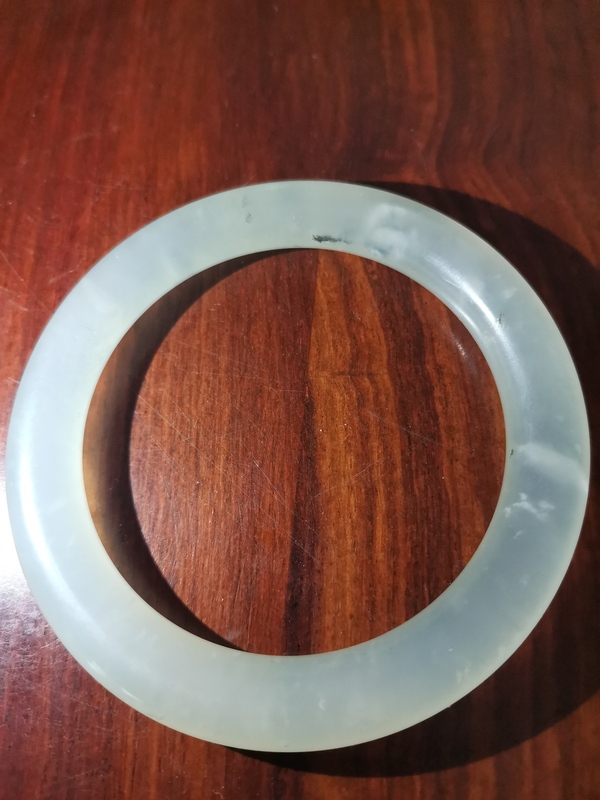 古玩玉器岫巖玉手鐲拍賣，當(dāng)前價(jià)格260元