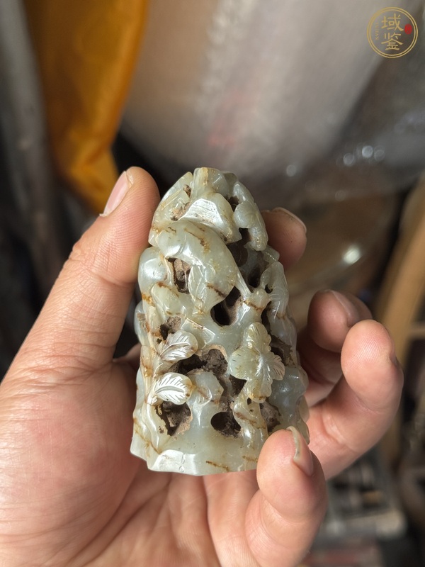 古玩玉器做舊仿古“玉爐頂”真品鑒賞圖