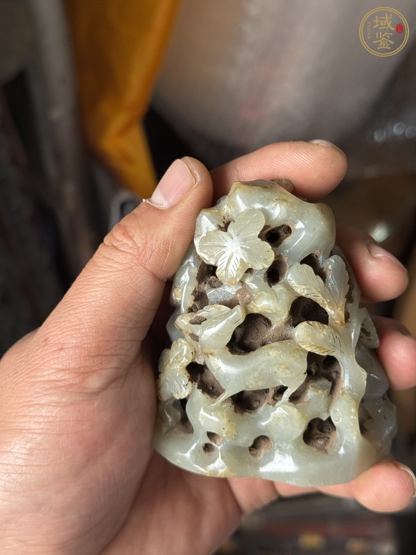 古玩玉器做舊仿古“玉爐頂”真品鑒賞圖