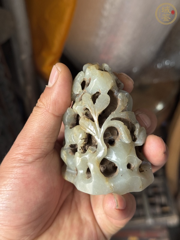古玩玉器做舊仿古“玉爐頂”真品鑒賞圖