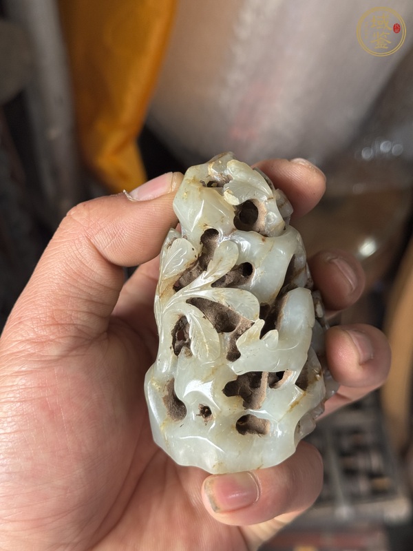 古玩玉器做舊仿古“玉爐頂”真品鑒賞圖