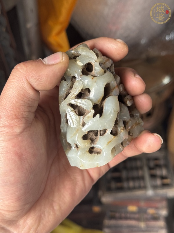 古玩玉器做舊仿古“玉爐頂”真品鑒賞圖
