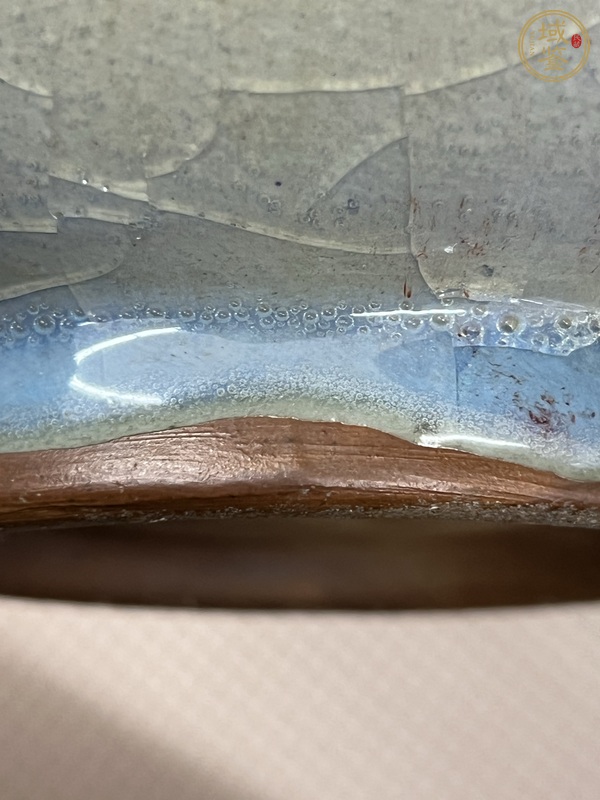 古玩陶瓷窯變釉雙象耳瓶真品鑒賞圖