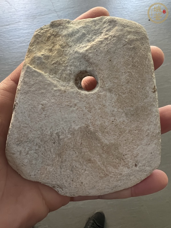 古玩素紋石斧真品鑒賞圖