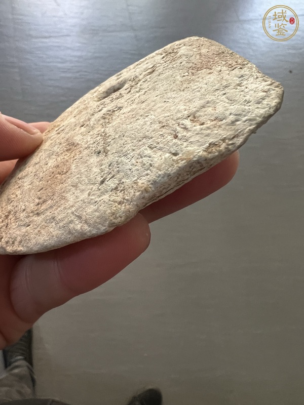 古玩玉器素紋石斧真品鑒賞圖