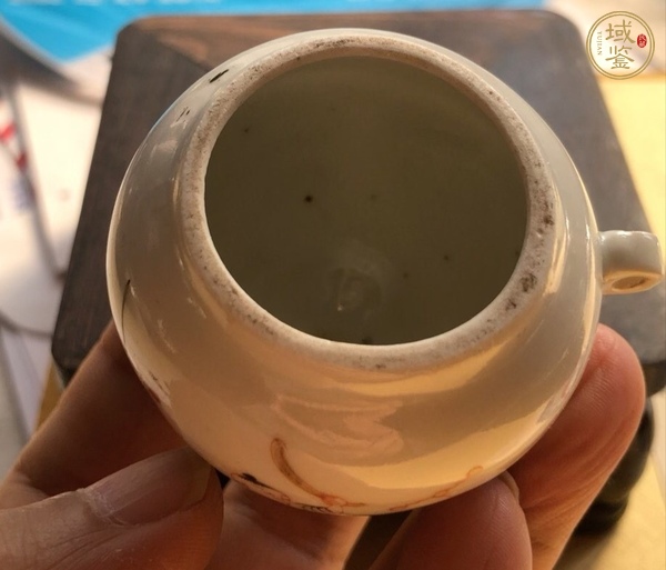古玩粉彩鳥食罐真品鑒賞圖