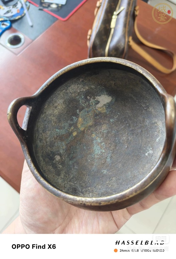 古玩銅器沖天耳爐真品鑒賞圖