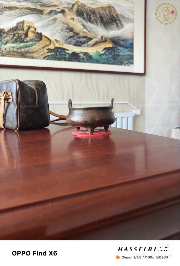 古玩銅器沖天耳爐真品鑒賞圖