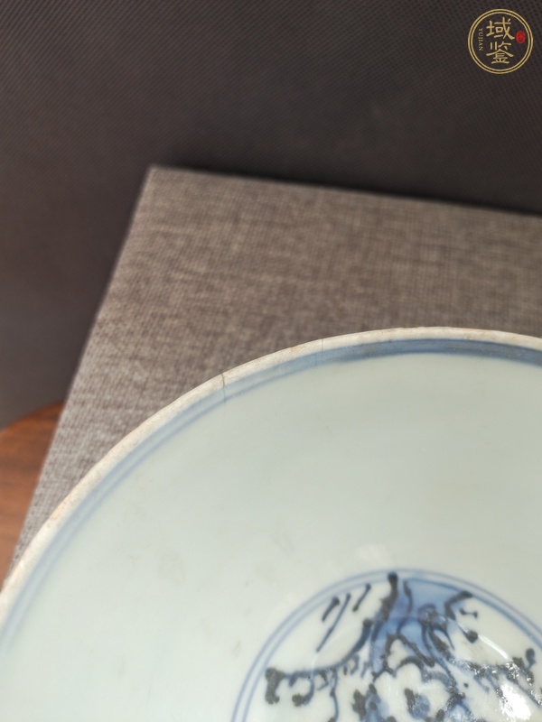 古玩陶瓷花鳥紋青花碗真品鑒賞圖