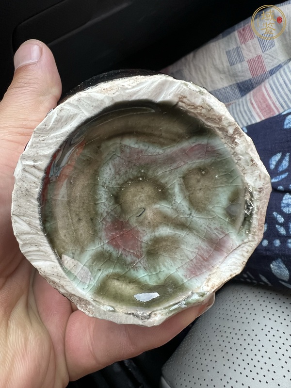 古玩陶瓷窯變釉瓶真品鑒賞圖