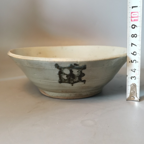古玩陶瓷明代龍泉青瓷青花碗拍賣，當前價格126元