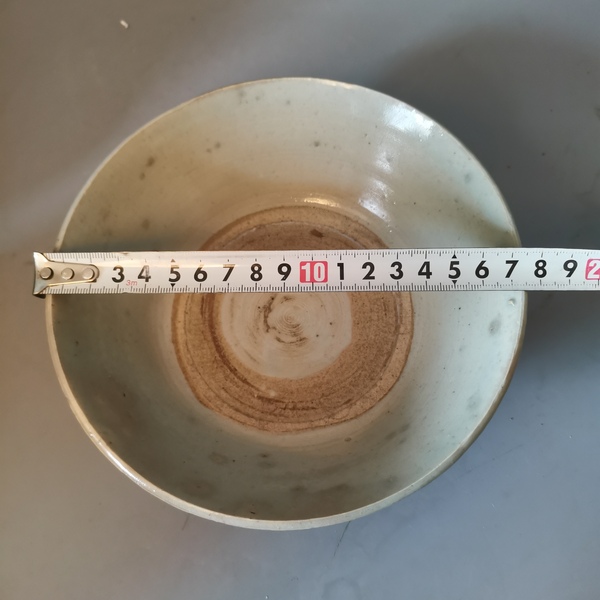 古玩陶瓷明代龍泉青瓷青花碗拍賣，當前價格126元