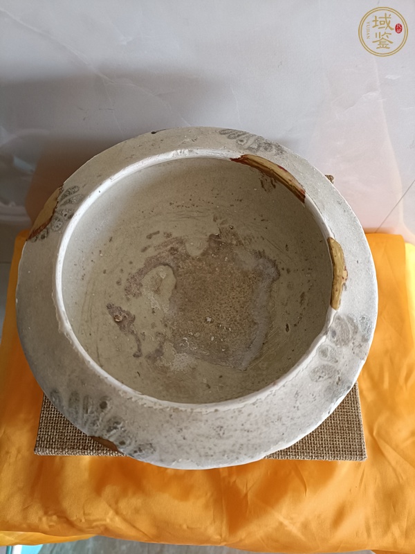 古玩陶瓷白釉青花斂口碗真品鑒賞圖