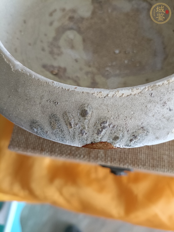 古玩陶瓷白釉青花斂口碗真品鑒賞圖