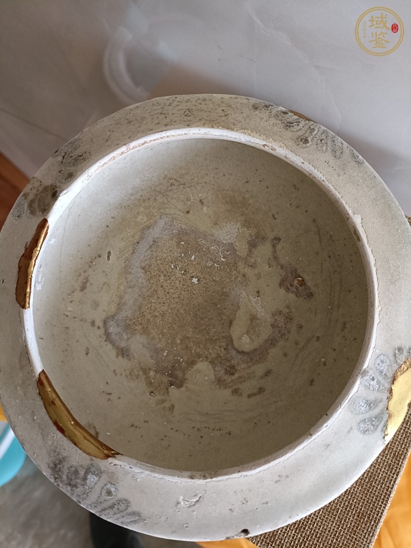 古玩陶瓷白釉青花斂口碗真品鑒賞圖