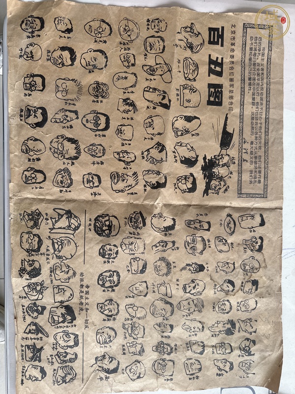 古玩雜項百丑圖真品鑒賞圖