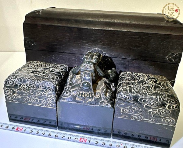 古玩玉器和田玉雕“龍鈕印”真品鑒賞圖