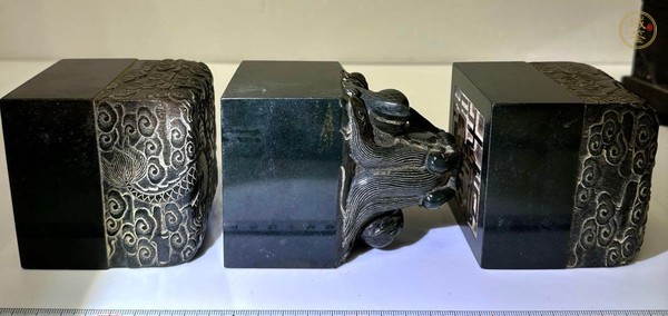 古玩玉器和田玉雕“龍鈕印”真品鑒賞圖