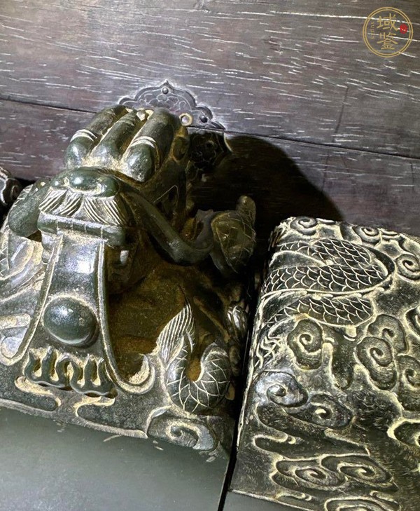 古玩玉器和田玉雕“龍鈕印”真品鑒賞圖