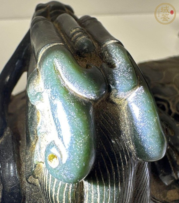 古玩玉器和田玉雕“龍鈕印”真品鑒賞圖