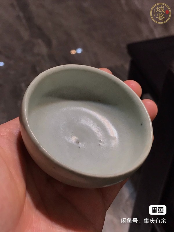 古玩陶瓷白釉盞真品鑒賞圖