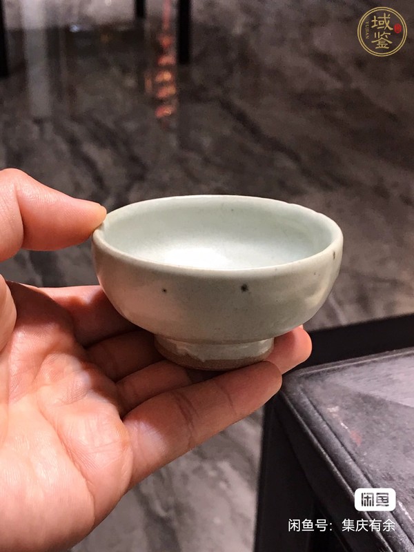 古玩陶瓷白釉盞真品鑒賞圖