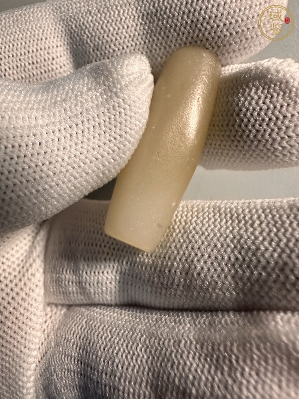 古玩玉器瑪瑙管珠真品鑒賞圖