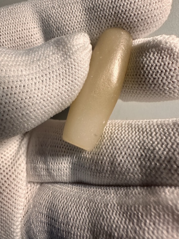 古玩玉器漢代地方玉管珠拍賣，當前價格88元