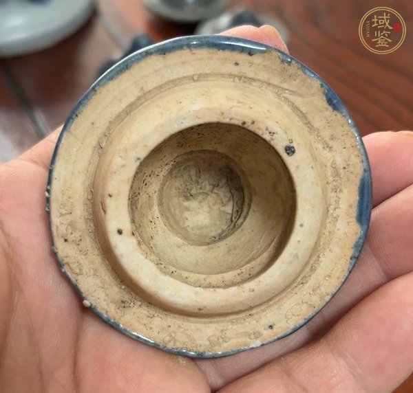 古玩陶瓷藍(lán)釉蓋真品鑒賞圖