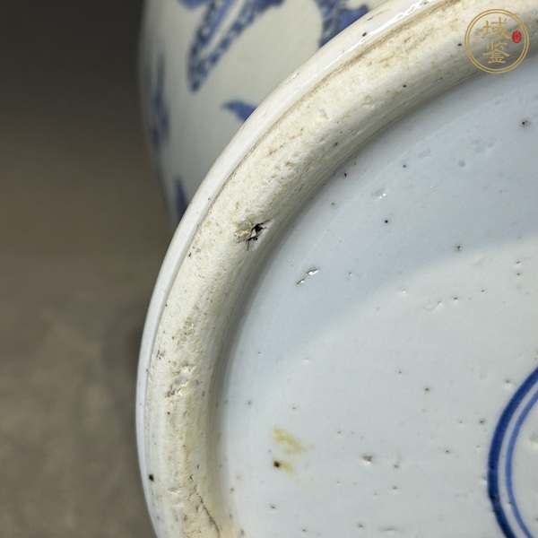 古玩陶瓷青花將軍罐真品鑒賞圖