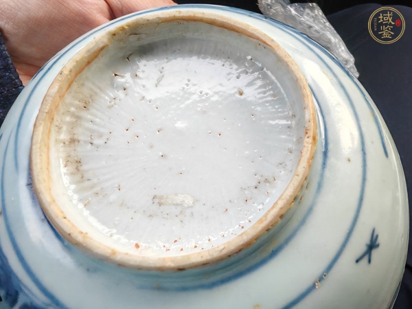古玩陶瓷青花花卉紋碗真品鑒賞圖