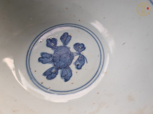 古玩陶瓷青花花卉紋碗真品鑒賞圖