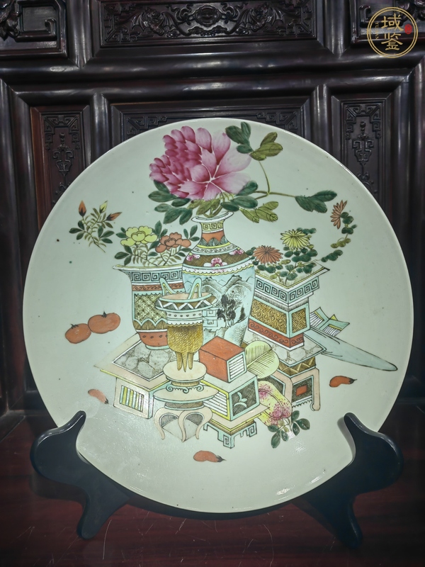 古玩陶瓷盤真品鑒賞圖