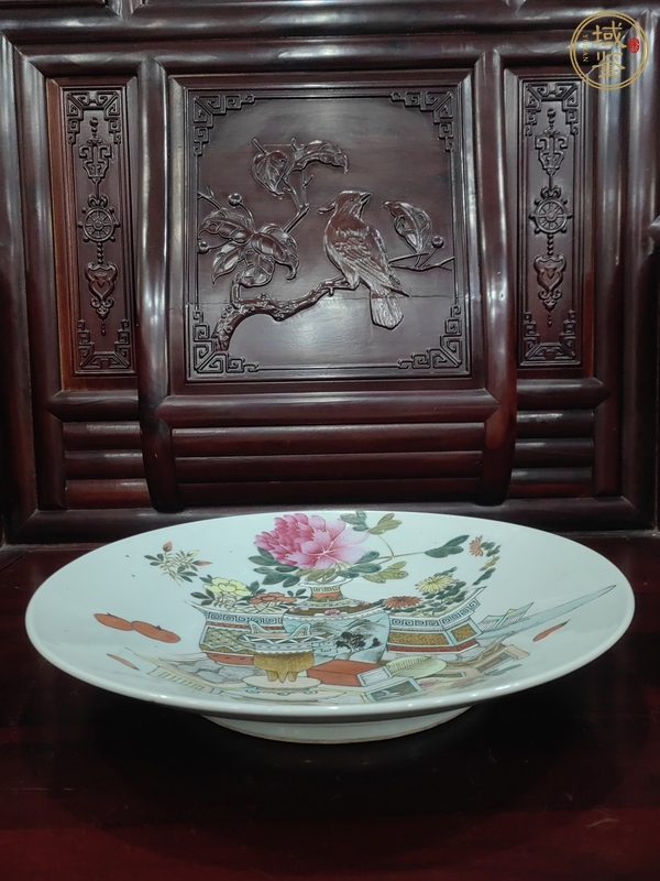 古玩陶瓷盤真品鑒賞圖