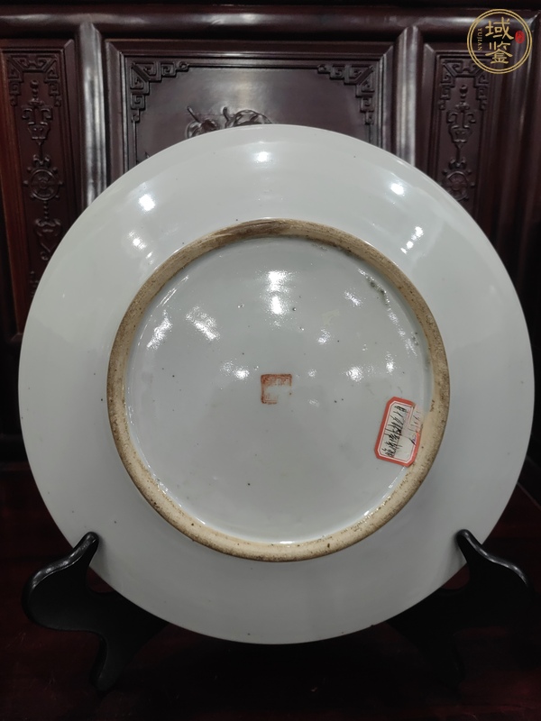 古玩陶瓷盤真品鑒賞圖