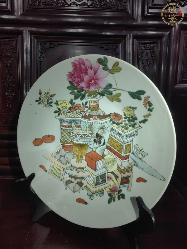 古玩陶瓷盤真品鑒賞圖