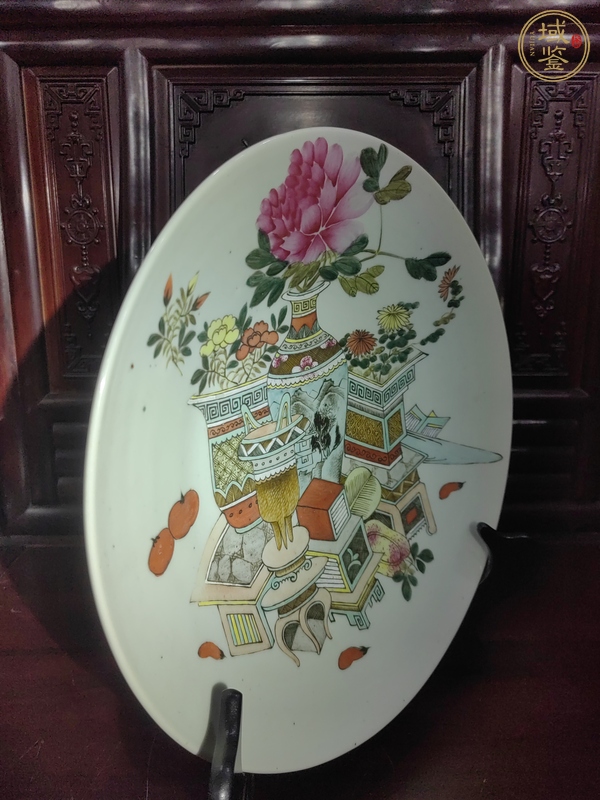 古玩陶瓷盤真品鑒賞圖