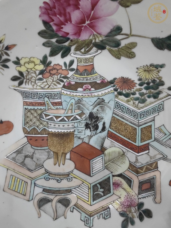 古玩陶瓷盤真品鑒賞圖